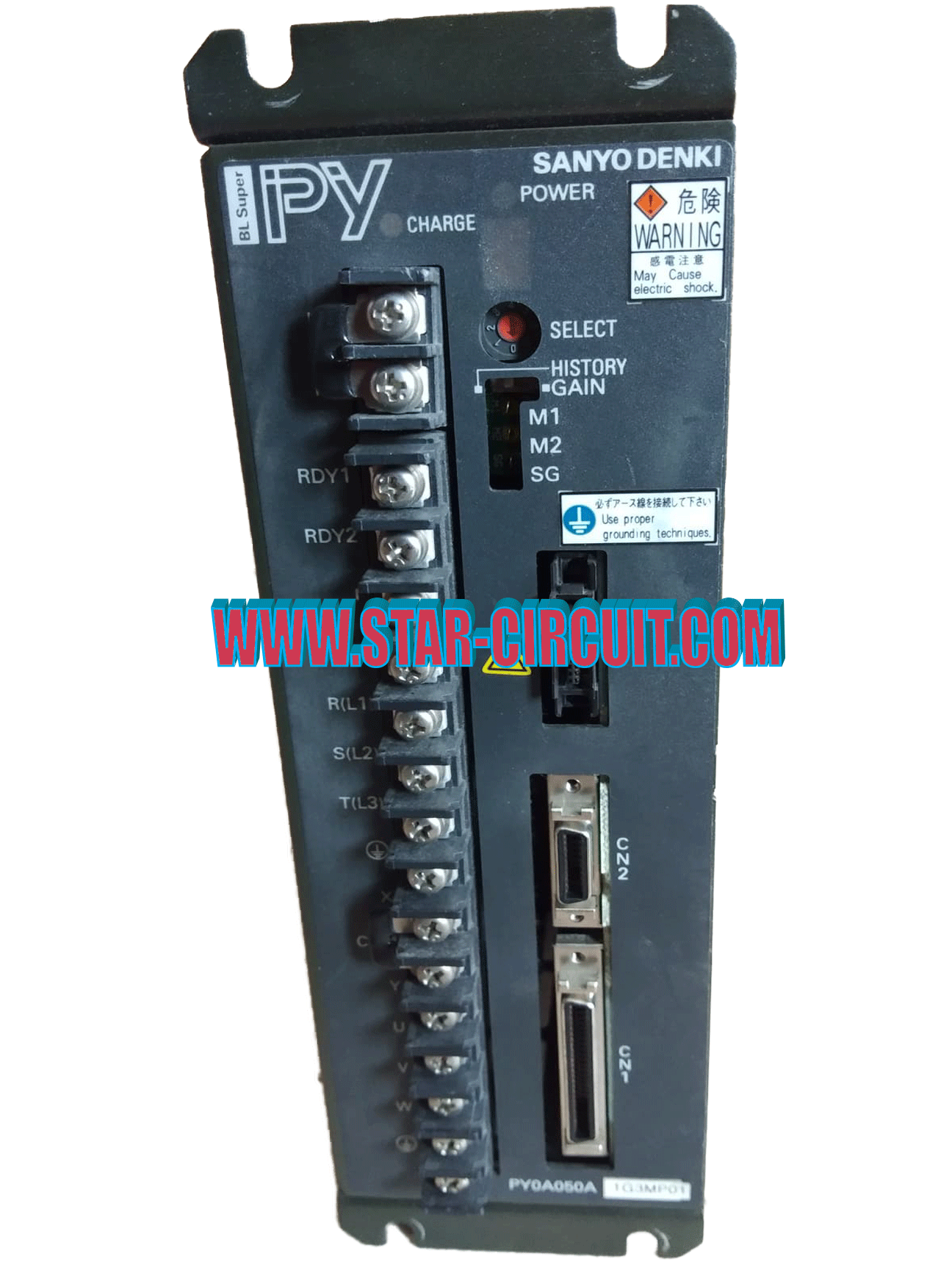 SANYO DENKI SERV AMPLIFIER-MODEL: PY0A050A1G3MP01